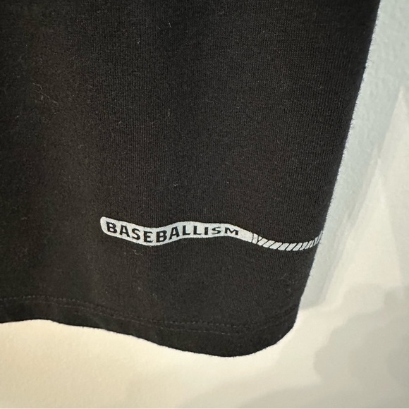 Baseballism Women’s Black Short Sleeve For the Love of the Game T-Shirt Sz M GUC - Picture 5 of 6